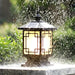 Smart Solar Fence Post Lights, Easy Install, Auto Charge & Light, Waterproof Aluminum, Warm Ambiance for Patios & Outdoor Spaces-ErisView-3