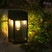 Smart Solar Outdoor Wall Light with Automatic Night Activation, Waterproof and Rust Proof, High Conversion Rate Solar Panel, Durable Glass Lampshade-ErisView-1