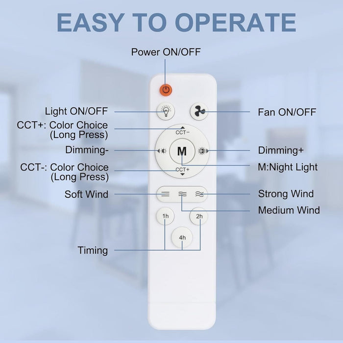 Socket Ceiling Fan Light with Remote, Screw In Wireless Ceiling Fan for Garage, Indoor Ceiling Fan for Kitchen Bedroom Living Room Laundry Room Balcony-7-ErisView