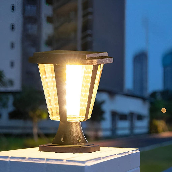 Solar Deck Post Lights with 360° Intelligent Sensing, Multi-Angle Refraction, 12-Hour Illumination, and Automatic Day/Night Function-ErisView-2