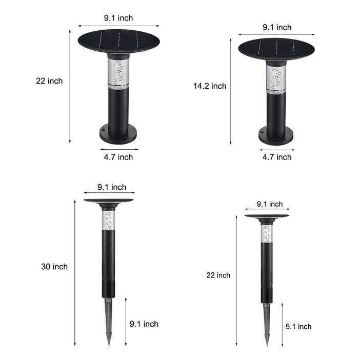 Solar Garden Pathway Lights, Automatic On/Off, Quick Charge, 12-Hour Illumination, Waterproof Design for Villas, Lawns, Gardens, and Parks-ErisView-11