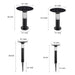 Solar Garden Pathway Lights, Automatic On/Off, Quick Charge, 12-Hour Illumination, Waterproof Design for Villas, Lawns, Gardens, and Parks-ErisView-11