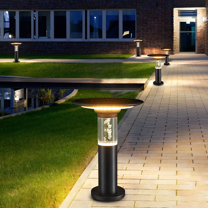 Solar Garden Pathway Lights, Automatic On/Off, Quick Charge, 12-Hour Illumination, Waterproof Design for Villas, Lawns, Gardens, and Parks-ErisView-4