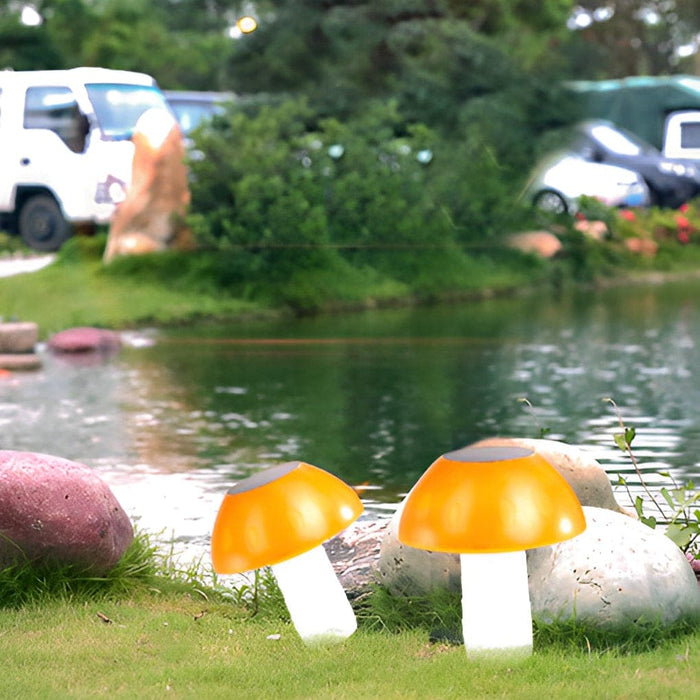 Solar Mushroom Shaped Lawn Lamp, Creative Outdoor Night Light & Landscape Decoration, Fast Charging, High Efficiency, Waterproof, Easy Installation-ErisView-5