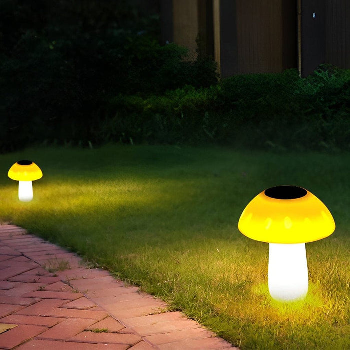 Solar Mushroom Shaped Lawn Lamp, Creative Outdoor Night Light & Landscape Decoration, Fast Charging, High Efficiency, Waterproof, Easy Installation-ErisView-6