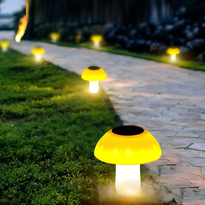 Solar Mushroom Shaped Lawn Lamp, Creative Outdoor Night Light & Landscape Decoration, Fast Charging, High Efficiency, Waterproof, Easy Installation-ErisView-1