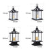 Solar Outdoor Deck Post Lights with Artistic Yellow Marble Candle Lampshade, High Charging Efficiency, and Versatile Hanging Lantern Option-ErisView-7