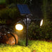 Solar Outdoor Spotlights with 10m Sensing Distance, 150° Range, 4 Adjustable Modes, 10-Hour Runtime, Auto On/Off, Multi-Angle Design for Gardens-ErisView-4