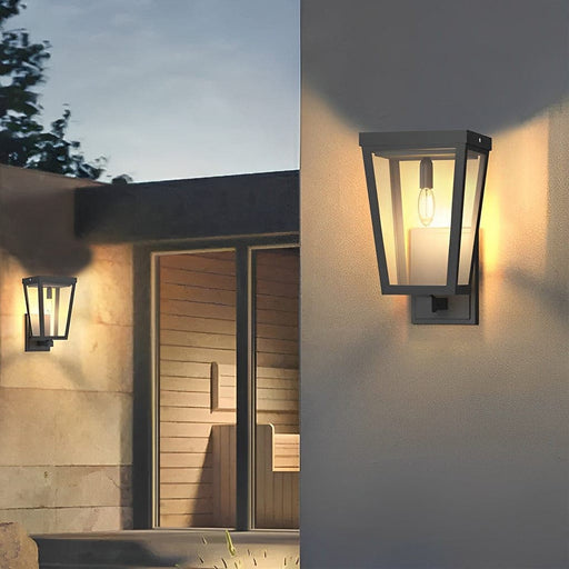 Solar Outdoor Wall Light, Automatic Day/Night Operation, Waterproof & Rustproof, High Transmittance Glass, Ideal for Patio, Garden, Porch, Garage-ErisView-1