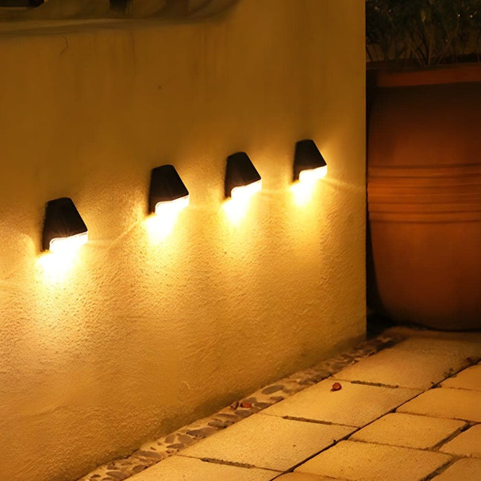 Solar Powered Fence Lights, Waterproof, Auto On/Off, 2 Installation Methods, No Wiring, 8-10 Hours Nighttime Illumination, Ideal for Outdoors-ErisView-2