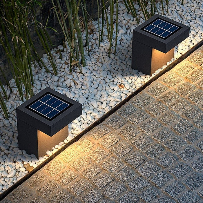 Solar-Powered Modern Outdoor Lamp for Villa Courtyards, Park Lawns, and Paths, Energy-Saving, Durable, Weather-Resistant with Automatic Night Activation-ErisView-5