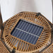 Solar-Powered Outdoor Lawn Light with Portable Handle, IP65 Waterproof Rattan Lampshade, Fast Charging, Rust-Resistant Metal Holder for Pathways Gardens-ErisView-13