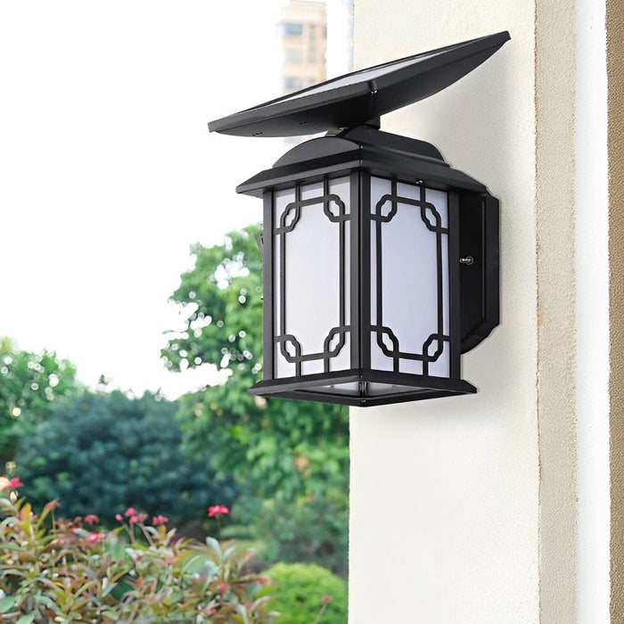 Solar Powered Outdoor Wall Light with Intelligent Remote Control, Waterproof Design, Dual Light Modes, and 12-Hour Runtime-ErisView-8