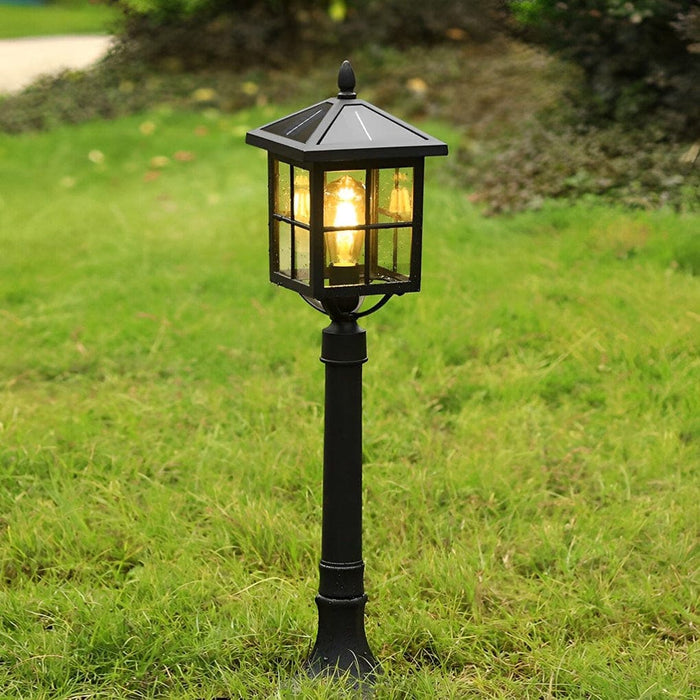 Solar Powered Waterproof Pathway Lights for Garden, Patio, and Courtyard, Elegant LED Outdoor Lighting with Durable Aluminum Structure-ErisView-2