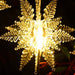 Solar Snowflake Outdoor Garden Lights, Waterproof, Rustproof, High-Quality Acrylic, Automatic Day/Night Operation, Festive Decoration, Easy Storage-ErisView-7