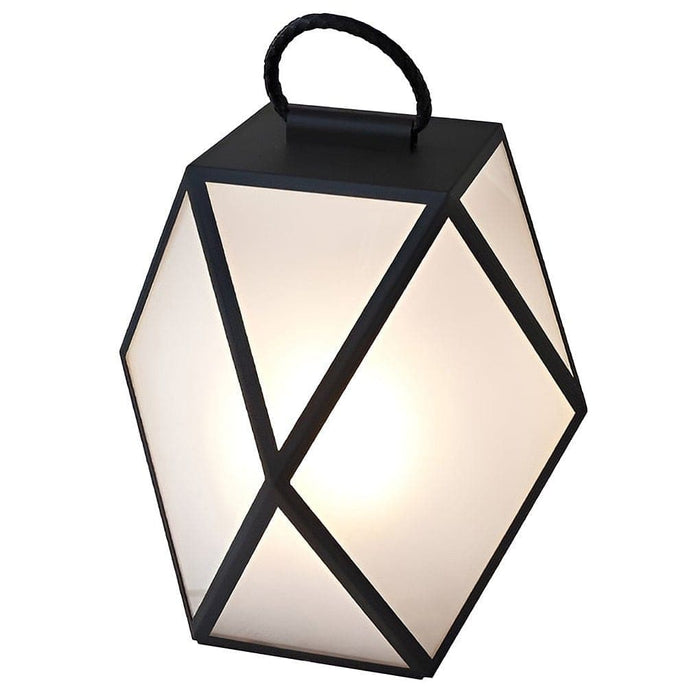 Stainless Steel Outdoor Lantern with Acrylic Lampshade, Modern Geometric Design for Garden, Courtyard, and Pathway Lighting-ErisView-7