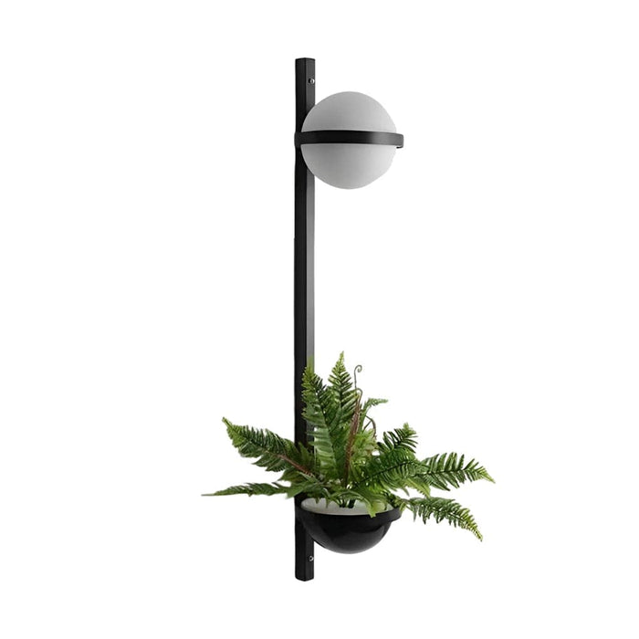 Stainless Steel Outdoor Wall Light with Creative Flowerpot Design, Rustproof and Durable, Ideal for Garden, Balcony, and Exterior Walls-ErisView-9