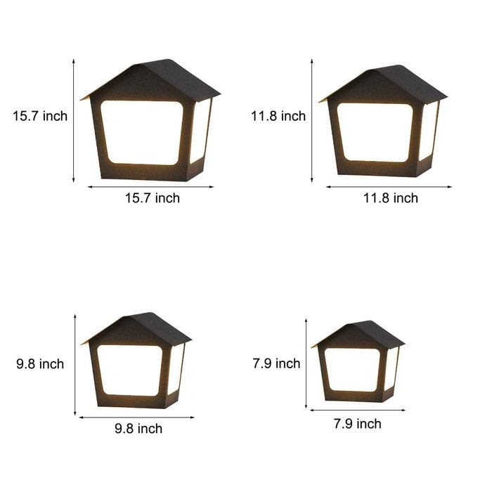 Stainless Steel Solar Garden Light with E27 Lamp Head, Waterproof Acrylic Lampshade, Automatic Day-Night Operation, Rust-Proof and Durable-ErisView-14