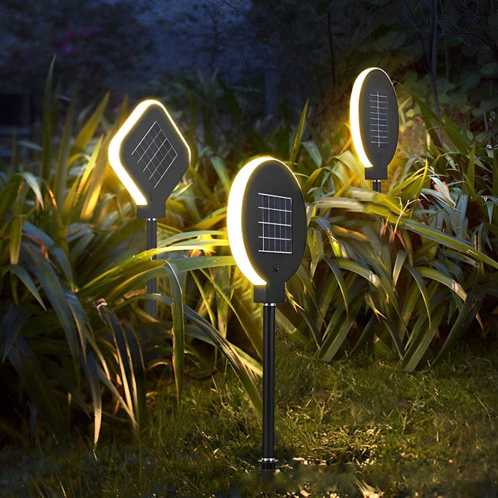 Stainless Steel Solar Lawn Lamp, 4 Shapes, High Efficiency, Waterproof, Rust-Proof, Easy Installation, Energy-Saving Outdoor Pathway Lights-ErisView-6