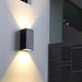 Sturdy Aluminum Alloy Outdoor Wall Light with Waterproof Silicone Gasket, Dual Light Effects, and Decorative Up and Down Lighting-ErisView-2