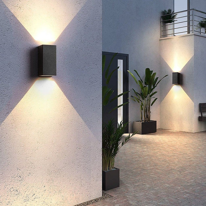 Sturdy Aluminum Alloy Outdoor Wall Light with Waterproof Silicone Gasket, Dual Light Effects, and Decorative Up and Down Lighting-ErisView-24