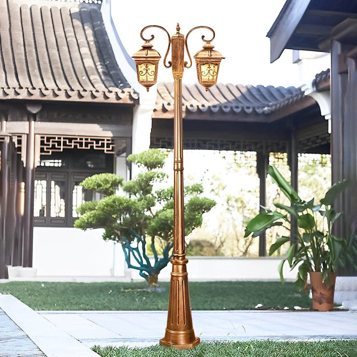 Sturdy Die-Cast Aluminum Street Light with Transparent Glass Shade, Waterproof, Rustproof, Ideal for Villas, Gardens, Roads, and Commercial Areas-ErisView-11