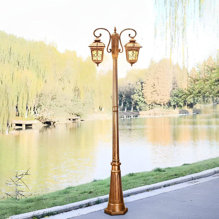 Sturdy Die-Cast Aluminum Street Light with Transparent Glass Shade, Waterproof, Rustproof, Ideal for Villas, Gardens, Roads, and Commercial Areas-ErisView-10