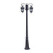 Sturdy Die-Cast Aluminum Street Light with Transparent Glass Shade, Waterproof, Rustproof, Ideal for Villas, Gardens, Roads, and Commercial Areas-ErisView-9