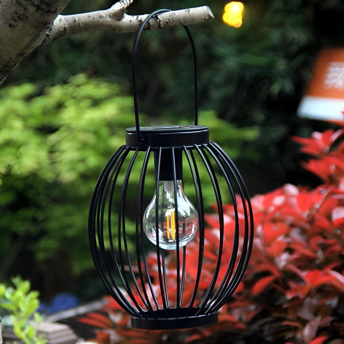 Sturdy Iron Solar Garden Light with IP44 Waterproof Rating, Auto On/Off, 8-Hour Illumination, Ideal for Outdoor Use in All Weather Conditions-ErisView-3