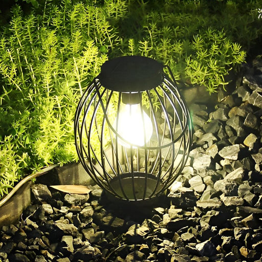 Sturdy Iron Solar Garden Light with IP44 Waterproof Rating, Auto On/Off, 8-Hour Illumination, Ideal for Outdoor Use in All Weather Conditions-ErisView-1