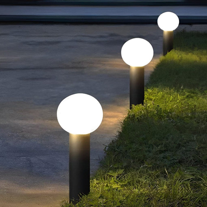 Sturdy Rustproof Outdoor Lawn Lights, Warm Bright LED Pathway Lighting for Yard, Lawn, Park, Walkway, Available in Two Heights-ErisView-2