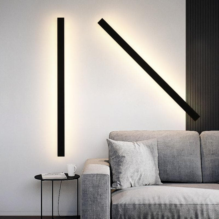 Stylish Long Strip LED Wall Lights for Outdoor and Indoor Use, Illuminate Your Home's Facade, Porch, Living Area, or Bedroom, 40-80 Inches-ErisView-6