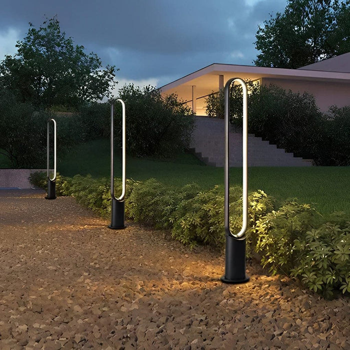 Stylish Solar Landscape Lighting, Waterproof, Rustproof, Bright LED for Porch, Garage, Lawn, and Park, Aluminum & Silicone Construction-ErisView-5