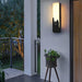 Stylish Stainless Steel & Imitation Marble Outdoor Wall Lamp with Warm LED Light, Waterproof, Rustproof, Energy-Saving, Perfect for Home Decor-ErisView-11