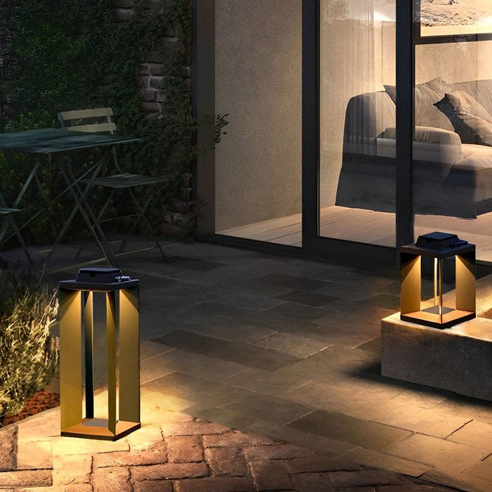 Stylish Stainless Steel Solar Outdoor Floor Lamp with High-Efficiency Solar Panel, Easy Installation, and Automatic Day-Night Sensor-ErisView-12