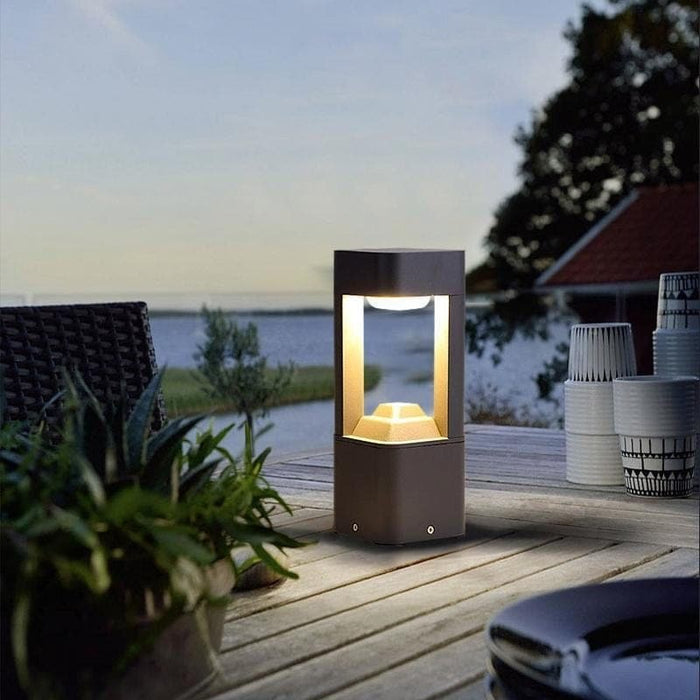 Stylish Waterproof LED Pathway Lights, Sturdy Aluminum Lantern Design for Garden, Patio, and Lawn, Energy Saving & Long Lasting-ErisView-2