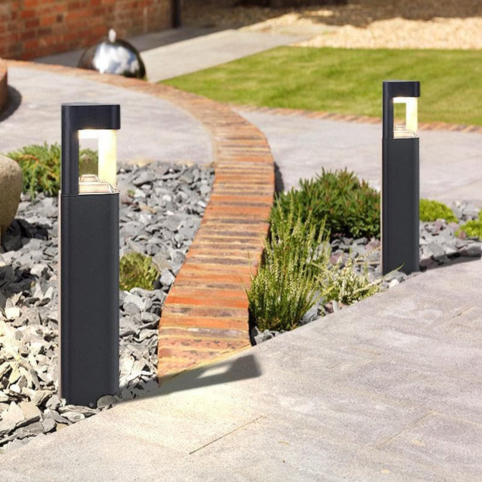 Stylish Waterproof LED Pathway Lights, Sturdy Aluminum Lantern Design for Garden, Patio, and Lawn, Energy Saving & Long Lasting-ErisView-3