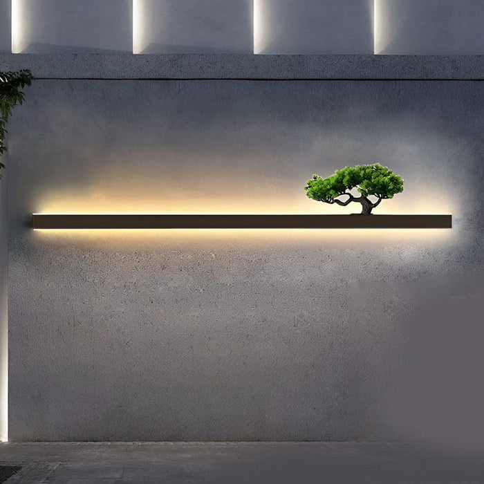 Stylish Waterproof Outdoor Wall Light with Simulated Plant Decoration for Villa, Garden, Courtyard, Backyard, Balcony, Porch, Modern Warm Lighting Effect-ErisView-10