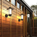 Traditional Black Outdoor Lantern Wall Lights with Die-Cast Aluminum, Waterproof LED Porch Lights for Doorways and Walls, Energy Saving-ErisView-2