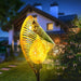 Unique Curled Leaf Solar Ground Lights with Adjustable Solar Panels, Easy to Install, Beautiful Garden Decoration for Your Yard-ErisView-1