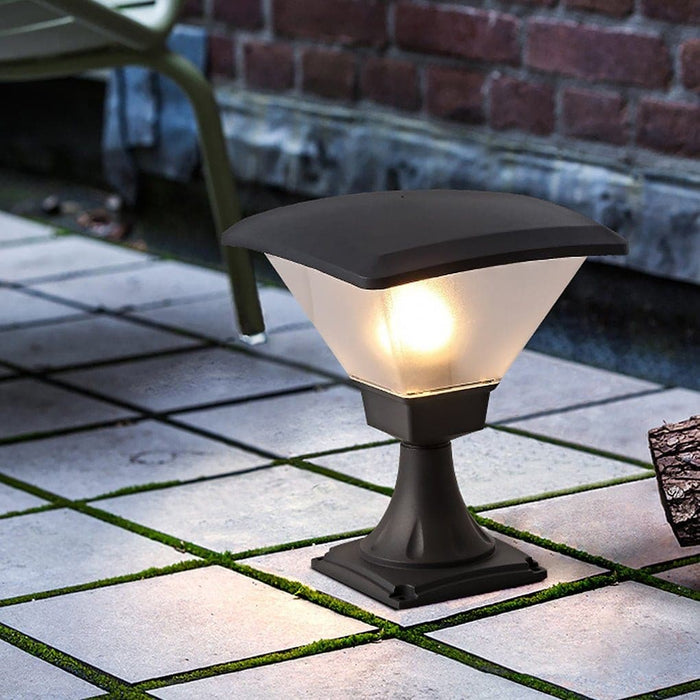 Unique Shape Outdoor Light, Available in Round and Square, E27 Screw Lamp Holder, Perfect for Patios, Gardens, Porches, and More-ErisView-2