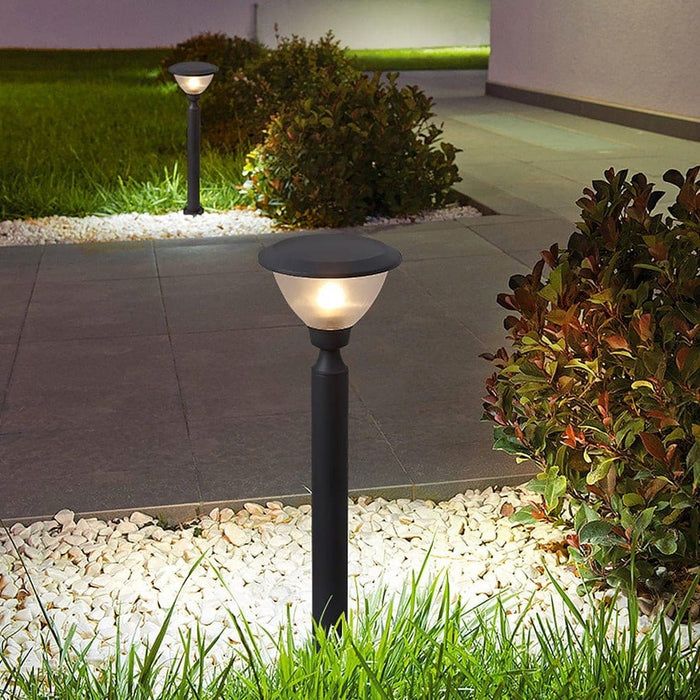 Unique Shape Outdoor Light, Available in Round and Square, E27 Screw Lamp Holder, Perfect for Patios, Gardens, Porches, and More-ErisView-5