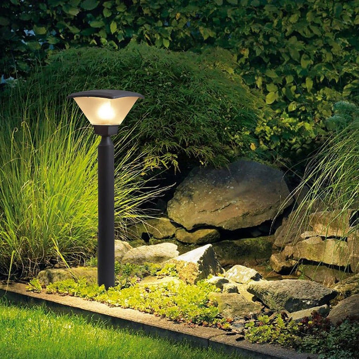 Unique Shape Outdoor Light, Available in Round and Square, E27 Screw Lamp Holder, Perfect for Patios, Gardens, Porches, and More-ErisView-7