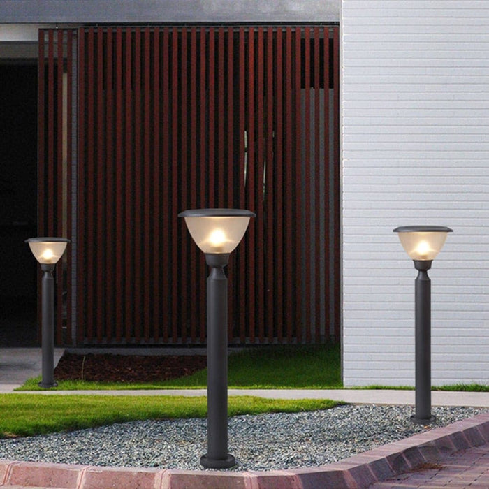 Unique Shape Outdoor Light, Available in Round and Square, E27 Screw Lamp Holder, Perfect for Patios, Gardens, Porches, and More-ErisView-8