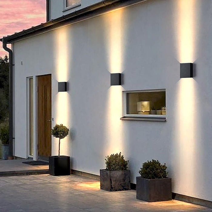 Up and Down Outdoor Wall Lamp with Built-in LED, Long Distance Illumination, Stable Light, Perfect for Courtyard and Porch Decoration-ErisView-14