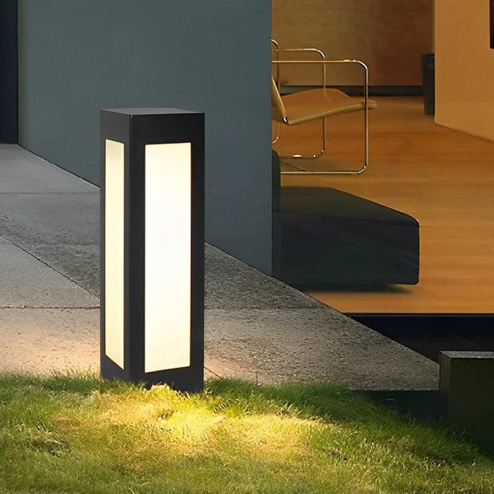 Upgrade Your Outdoor Space with Our 10W LED Pathway Light, Galvanized Steel, IP65 Waterproof, Wired or Solar Powered, Perfect for Villas & Courtyards-ErisView-3