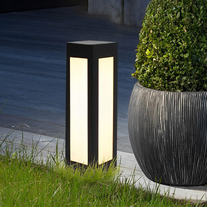 Upgrade Your Outdoor Space with Our 10W LED Pathway Light, Galvanized Steel, IP65 Waterproof, Wired or Solar Powered, Perfect for Villas & Courtyards-ErisView-4