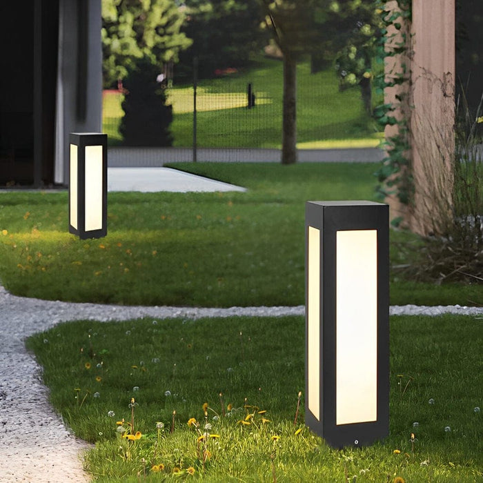 Upgrade Your Outdoor Space with Our 10W LED Pathway Light, Galvanized Steel, IP65 Waterproof, Wired or Solar Powered, Perfect for Villas & Courtyards-ErisView-5