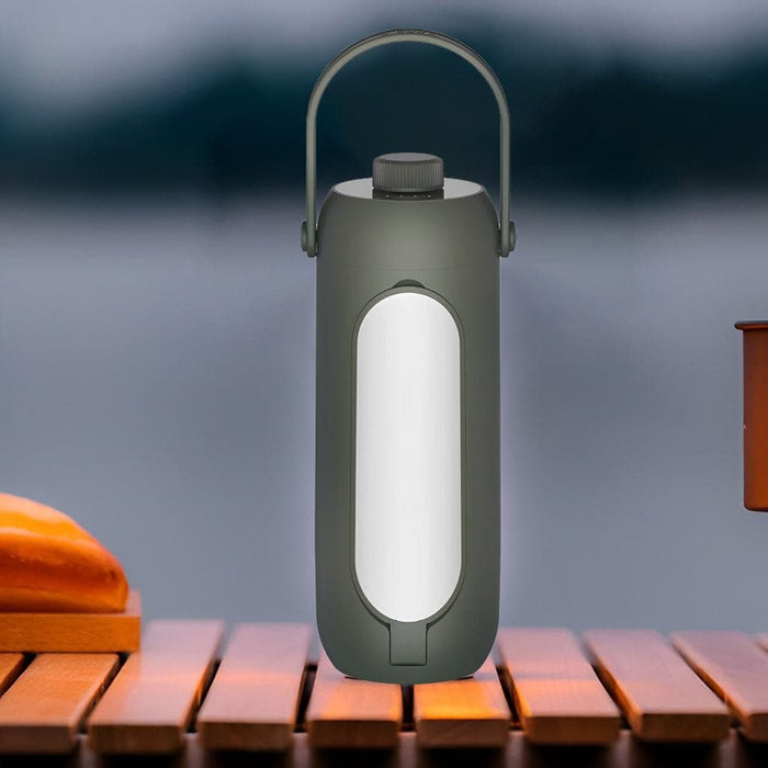 Versatile 3-in-1 Rechargeable Camping Lamp with Flashlight, SOS Emergency Light, Expandable Lampshade, and USB Power Bank for Outdoor Adventures-ErisView-3