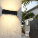 Versatile Black and White Waterproof Outdoor Wall Lamp for Home and Commercial Use, Chic Decorative Lighting with Unique Light and Shadow Effects-ErisView-26